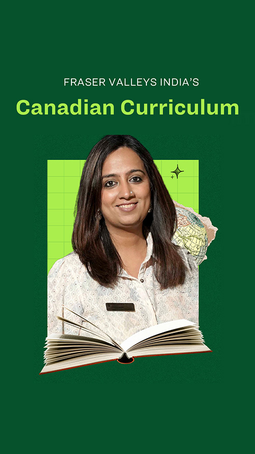 saniya kamra talking about Fraser Valleys India’s Canadian Curriculum.